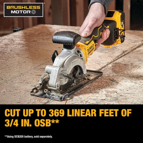 SIERRA CIRCULAR INALÁMBRICA DEWALT 1 VELOCIDAD 20 VOLTS