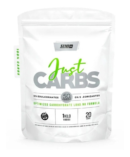 Just Carbs 1 Kg Star Nutrition Carbohidrato Maltodextrina