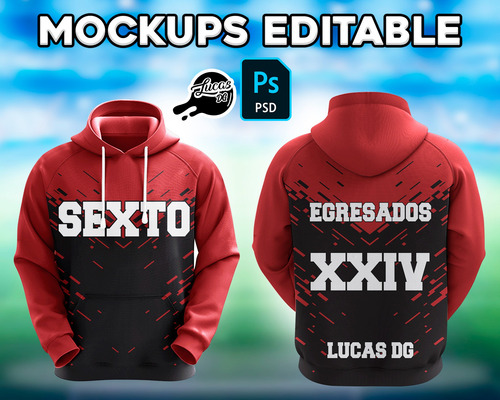 Mockups Editable Psd De Buzo Frente Y Dorso