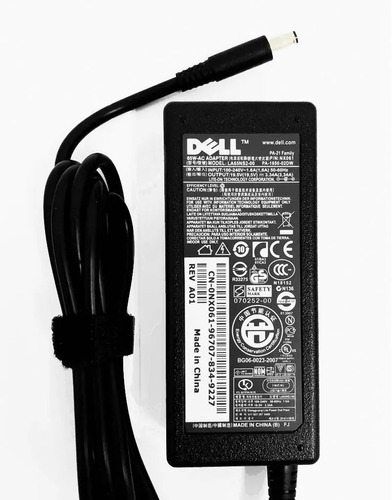 Fonte Carregador Dell 19.5v 3.34a 65w Modelo La65ns2-01 Nova