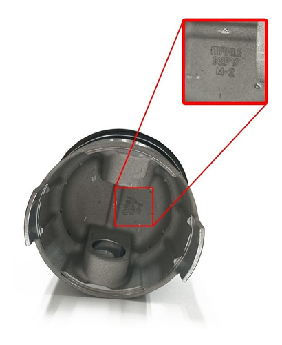 Kit Pistao Fusca 1.9 Forjado Ar Gasolina 94mm Mahle Camisa