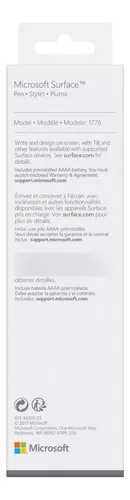 Microsoft Surface Pen 1776 Black Lapiz Creativo