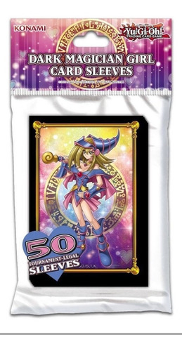 Konami Yu-gi-oh! 50 Micas Protectoras Dark Magician Girl 
