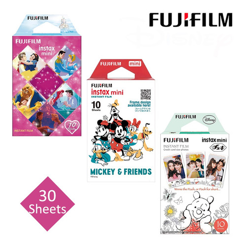 Papel Fotográfico Fujifilm Instax Mini Para Cámara De Pelícu
