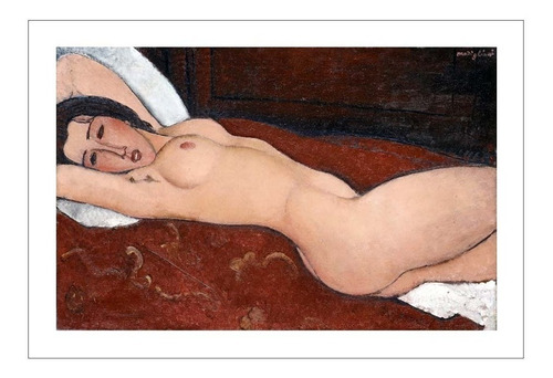 Lamina Fine Art Desnudo Reclinado Modigliani 49x70 Myc