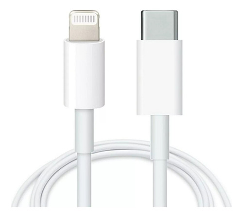 Cubo Cargador Original Para Apple iPhone samsung 11 12 13 14 15 20w Tipo C De Pared Carga Rápida Cable De 1 Metros Blanco