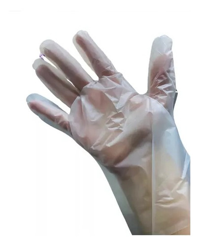 Luvas Descartáveis Bompack Vinilflex Transparente Cx 100und. Transparente M