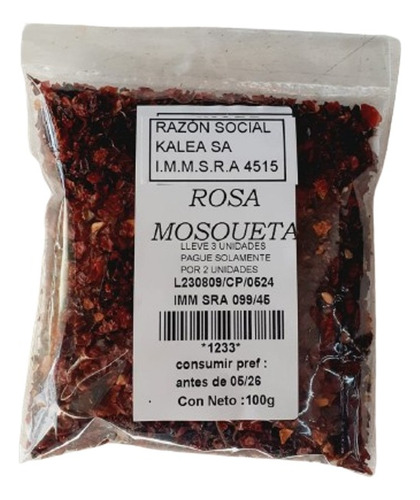 Rosa Mosqueta 250g. 3x2 Precio Por Unidad