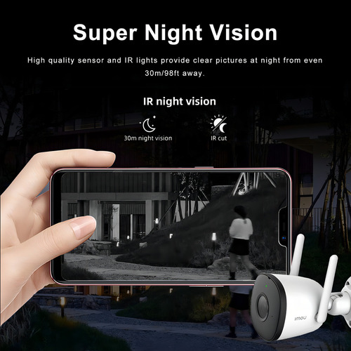 Imou Bullet 2c 2mp Seguridad Camara Vigilancia Wifi Ip