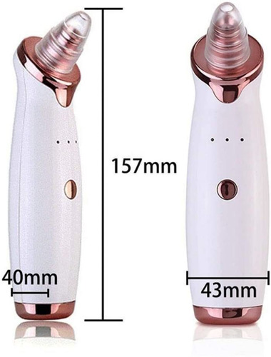 Imagen 7 de 8 de Limpiador Remove Facial Acné Puntos Negros Recargable Usb