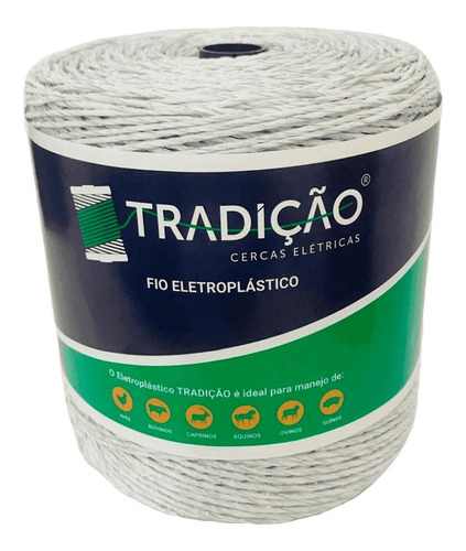 02 Cabo Fio Cerca Elétrica Rural Eletroplastico 1500m Total