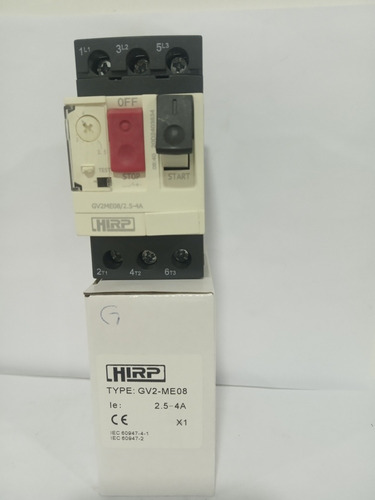 Guardamotor Trifásico Gv2-me08 2,5-4amp Hirp