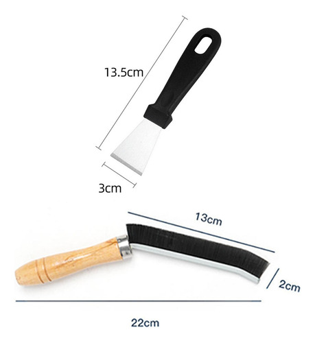 3 Cepillo De Limpieza Profunda Compatible Con Zonas De