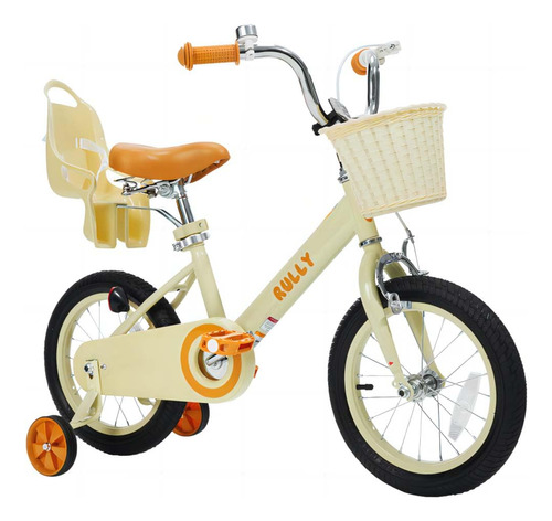 Rully Bicicleta Infantil De 14 Pulgadas Para Ninas Y Ninos D