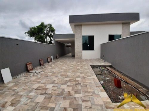Casa Nova Com Excelente Acabamento Na Nova Itanhaém - Ca00286 - 69201324