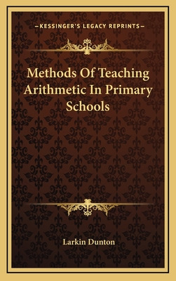 Libro Methods Of Teaching Arithmetic In Primary Schools -...