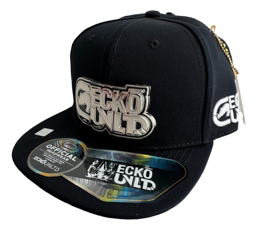 Gorra Plana Ecko Original Placa Metalica Comb 24 Algodon