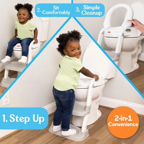Asiento Y Taburete Para Aprender A Ir Al Baño Fisher-price S