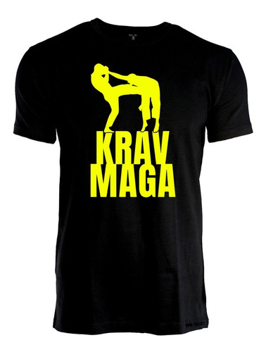 Remera Krav Maga Israel Logo  3  Algodon 100% Mma 