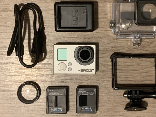 Câmera Gopro Hero 3+ Silver Edition (pouco Uso)