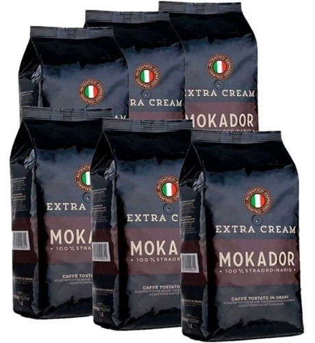 Mokador Extra Cream Pack De 6 Kilos