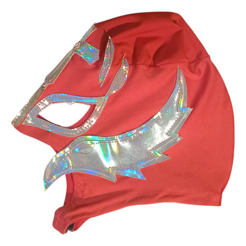 Mascara Artesanal De Lucha Libre Rey Misterio Niño Rojo R M Jr