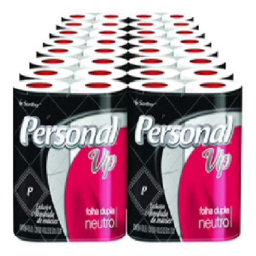 Papel Higiênico Personal Vip  64 Rolos Folha Dupla 30 Metros