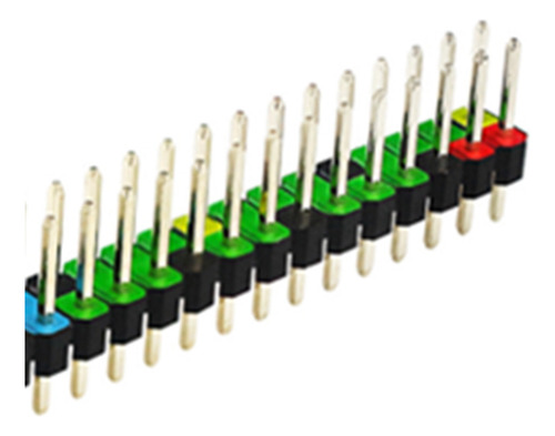 5 Cabezales Gpio Macho De 2 X 20 Pines Para Zero Doub
