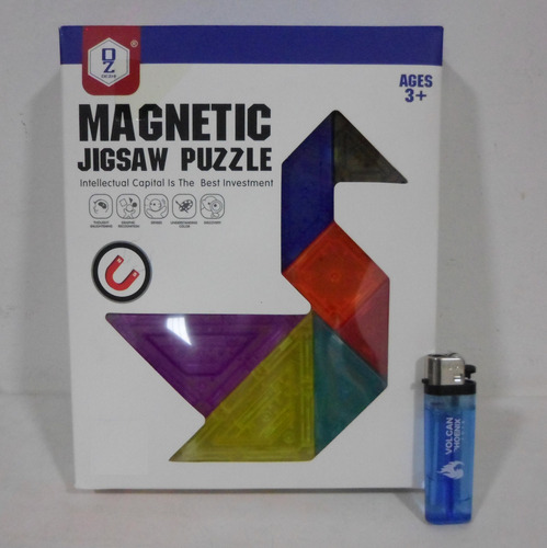 Tangram Magnético Rompe Cabezas Juego Didáctico