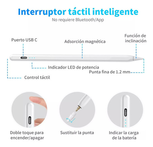 Universal Pluma Lapiz Stylus Para iPad Android iPhone Table