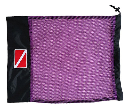 Malla Portátil Bolsa De Engranajes Para Buceo Púrpura