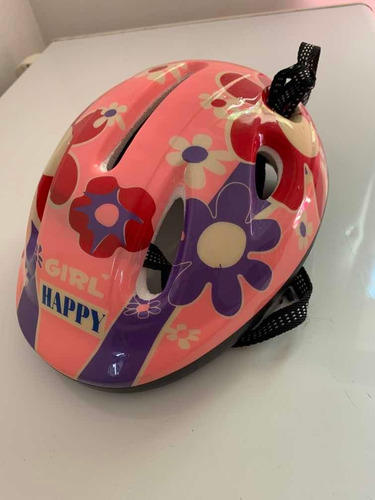 Bicicleta Rosa Rod20 Impecable! Con Casco Y Sillita