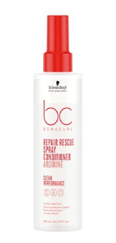 Bc Bonacure Peptide Repair Rescue Spray Conditioner 200 Ml