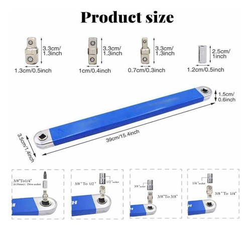 Chave De Extensão Offset, Multifuncional Tight Reach W De 15