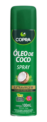 Óleo De Coco Extra Virgem Spray 100ml Copra