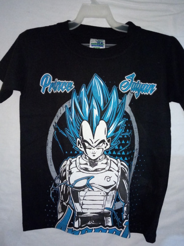 Playera Vegeta Dios Talla 2-4 Niño