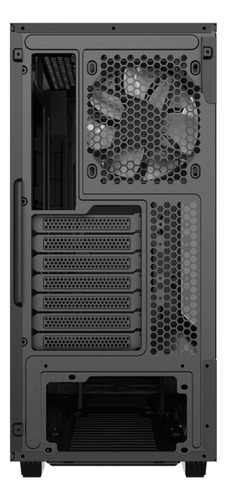 Armário Argb Atx de vidro temperado Munfrost Panda Rgb, cor preta