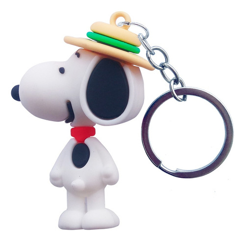 Llavero Dibujos Animados Snoopy Cartoon Caucho Siliconado