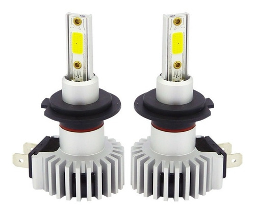 Kit Par De Ampolletas Led H-7 12.000lm 60w 12/24v Modelo D9