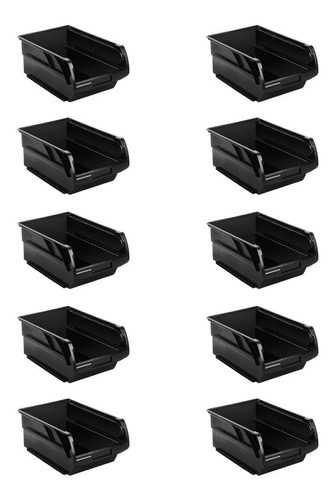 Box 10 Gavetas De Plástico  21 X 14 X 10 Cm, Truper