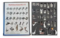 Comprar Kit 32 Pies Prénsatelas Multifuncionales Maquinas Familiares