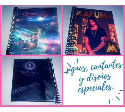Imagen 7 de 8 de Maluma Cuaderno Personalizado Tamaño A4