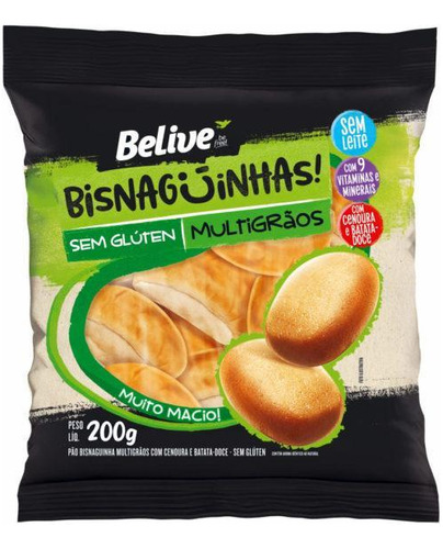 Bisnaguinha Sem Lactose Sem Gluten 200g Multigraos