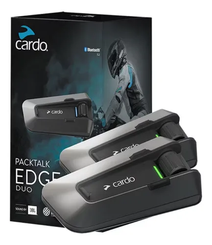 Intercomunicador Bluetooth Cardo Packtalk Edge Duo Casco