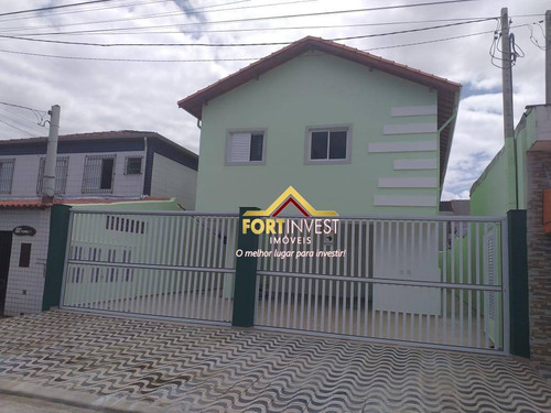Casa Com 2 Dormitórios À Venda, 51 M² Por R$ 159.000,00 - Parque Das Américas - Praia Grande/sp - Ca0473