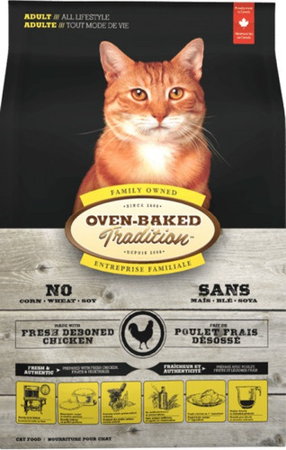Oven Baked Adult Cat De Pollo 4,54 Kg