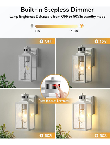 Lámpara De Exterior Con Sensor De Movimiento Led Impermeable