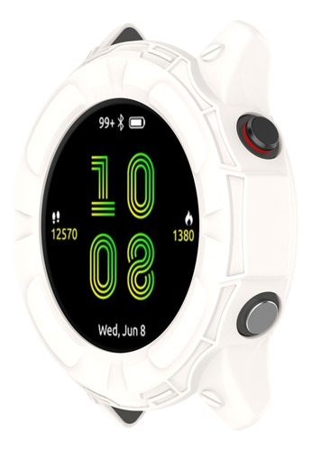 Funda Protectora De Tpu Blanco Marfil Para Garmin Forerunner