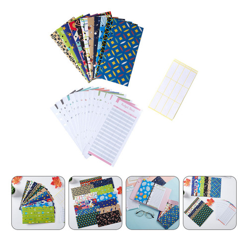 Carpeta Para Ahorrar Dinero, Sobre Con Presupuesto, Libreta