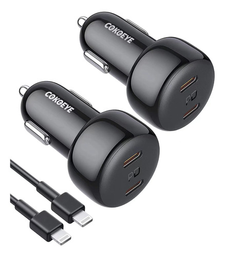 [certificado Apple Mfi] Cargador Usb C Para Automóvil, Carg